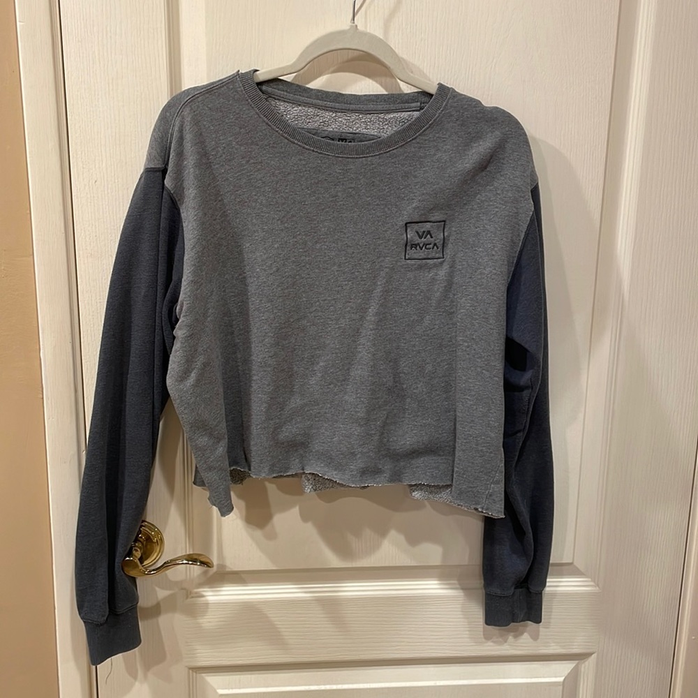Rvca crop crew neck